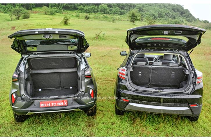 Tata Nexon EV vs Mahindra XUV400 boot space